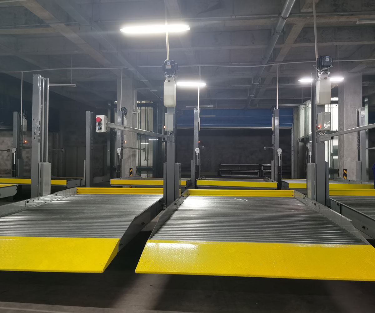 四川省兩層升降橫移式機械立體車庫短租