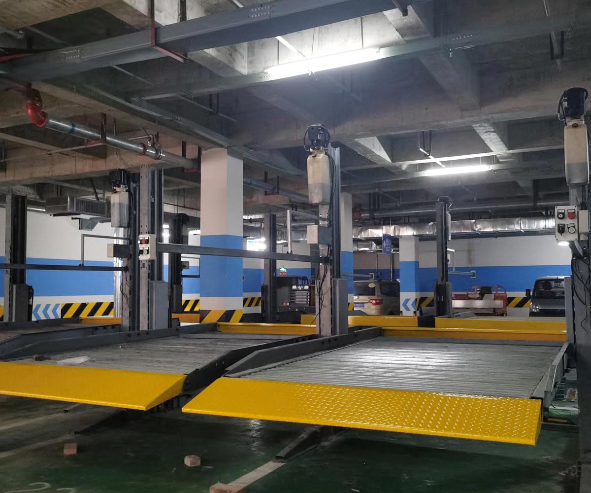 三層升降橫移機械立體車庫過驗收 三層升降橫移機械立體車庫過驗收