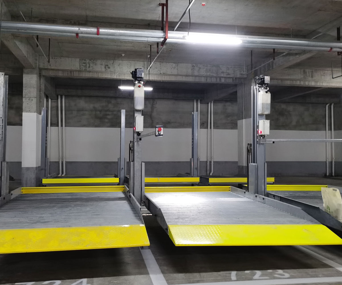 雙層升降式立體車庫停車設備出租.jpg